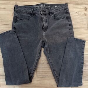American Eagle Charcoal Super Stretch Jeans